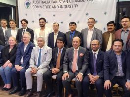 Irfan Shaukat reaffirmed Pakistan’s commitment to strengthening business ties with Australia