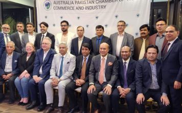 Irfan Shaukat reaffirmed Pakistan’s commitment to strengthening business ties with Australia