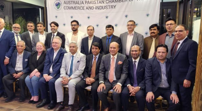 Irfan Shaukat reaffirmed Pakistan’s commitment to strengthening business ties with Australia